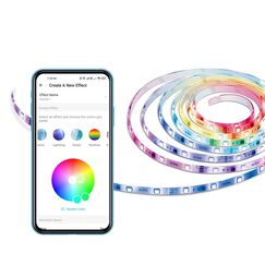 Tapo TP-Link RGBIC LED Strip 5m, beschichteter Smart LED Streifen, 50 verschiedene Farbzonen Segmentcontrol, 16 Mio. Farben, kompatibel mit Amazon Alexa, Hey Google L920-5