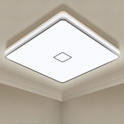 Airand Badlampe 24W LED Deckenleuchte Bad LED Deckenlampe IP44 Wasserdicht Badezimmer Lampe Ø32.5CM Deckenlampe Für Wohnzimmer Schlafzimmer Kinderzimmer 2050LM Deckenleuchte Küche 4000K Neutralweiß