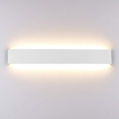 Klighten Wandlampe LED 20W, 60CM Wandleuchte Modern Innen, 3000K Warmweiß Wandbeleuchtung für Bad Wohnzimmer Treppenhaus Schlafzimmer, Weiß