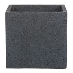 Scheurich C-Cube Pflanzgefäß Stony Black 40 cm, Höhe 33 cm