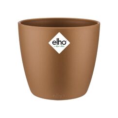 Elho Brussels Rund Mini 10,5 - Blumentopf - Samt Gold - Drinnen - Ø 11 x H 9.7 cm