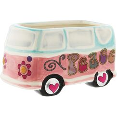 The Bridge Collection Hippie-Fahrzeug-Pflanztopf (Friedensbus)