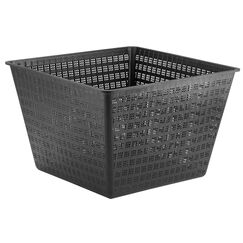Little Giant 566556 UPB-1212-PW Quadratischer Wasserpflanzkorb für Teiche, 28,8 cm quadratisch x 18,7 cm hoch, schwarz, 566556