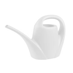 greemotion Gießkanne, Blumengießkanne mit langem Ausgießer, Kunststoff, 1,5 l, Weiß
