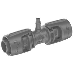 Gardena Micro-Drip-System Reduzier-T-Stück: Praktische T-Verbindung für den Übergang von 13-mm-Rohr zu einem 4.6-mm-Rohr, Quick & Easy Verbindungstechnik, wiederverwendbar (13204-20)