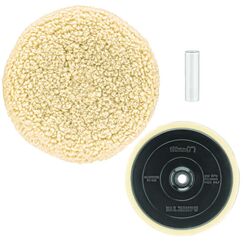 DEWALT Woll-Polierpad und Stützpad, 17,8 cm (DW4985CL)