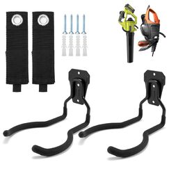 Sinoer Garten-Elektrowerkzeug-Aufhänger, Unkrautfresser-Gestell, Schnurtrimmer, Wandhaken, Garagen-Wandhaken, Utility-Halter-Organizer und Lagerung (2 Stück) hält bis zu 30KG