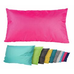 JACK Outdoor Lounge XL Kissen 40x60cm Dekokissen inkl. Füllung Wasserfest Sitzkissen Garten Stuhl Lotus Effekt, Farbe:Pink