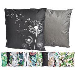 JACK Outdoor Lounge Kissen 45x45cm Motiv Dekokissen inkl. Füllung Wasserfest Sitzkissen Garten Stuhl, Farbe:Pusteblume