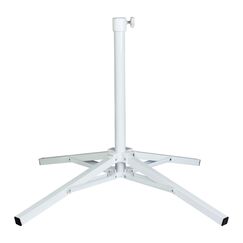 Sonnenschirmständer, Sonnenschirmfüße, 4-Bein-Sonnenschirmständer, Aluminium, Mast Ø25/32 mm, 65x65x60 cm, verstellbares Gewinde, Standfuß mit klappbaren Beinen, Aktive Garden