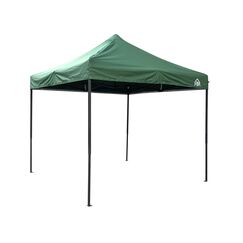 All Seasons Gazebos | 2.5x2.5m Pop Up Gazebo mit Zubehörpaket | Schwerlast, vollständig wasserdicht, hochwertige Materialien (Grün)