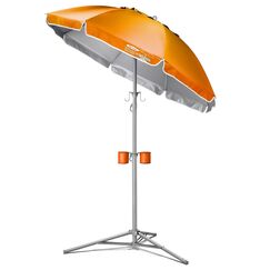 Wondershade Ultimativer tragbarer Sonnenschirm, leicht, verstellbar, sofortiger Sonnenschutz, Orange