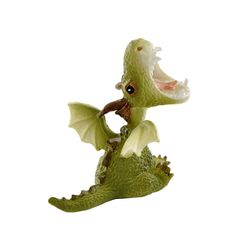 Top Collection Miniatur Feengarten und Terrarium Statue Mini Dragon brüllt