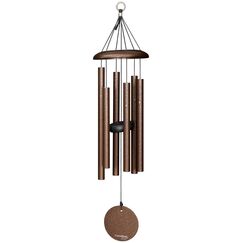 Corinthian Bells by Wind River Windspiel für Terrasse, Hinterhof, Garten und als Außen-Dekoration, aus Aluminium, 68,6 cm, Kupferadern (Copper Vein), hergestellt in den USA