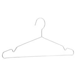 Amazon Basics Kleiderbügel aus Edelstahl, 50-er Pack, Verchromt