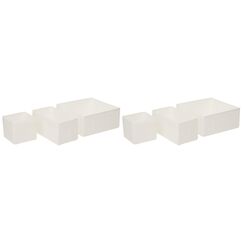 IKEA SKUBB-Box, 6er-Set, weiß
