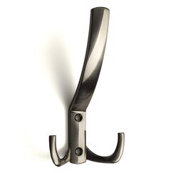 5 x SO-TECH® Garderobenhaken Julie Kleiderhaken Mantelhaken Wandhaken Edelstahloptik (groß)