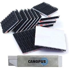 CANOPUS Dual Lock SJ3550 Extra Stark, Klebepad 16 Stück (25,4mmx25,4mm) Selbstklebender flexibler Druckverschluss