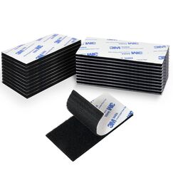 klettband Elover 9448a 10cm x 5cm 12 paar starkes gewebeband wiederverwendbar haushalt büro diy kleidung schuhe taschen kinderzimmer universell haftkleber langlebig