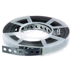 Alberts 361143 Lochband | mit oder ohne Abrollkasette | Edelstahl | Breite 17 mm | Länge 10 m