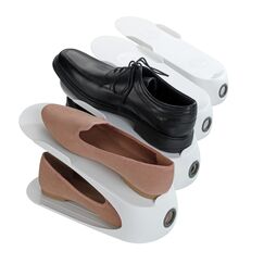 WENKO Schuhhalter Weiß 4er Set Multicolor 15 x 29 x 11.5 cm