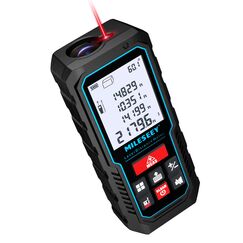 70M Laser Entfernungsmesser, MiLESEEY Lasermessger&auml;t mit Elektronischer Neigungssensor, &plusmn;2mm Genauigkeit, Pythagoras, Fl&auml;che und Volumen, Hintergrundbeleuchtetes 2" LCD, Batterie enthalten