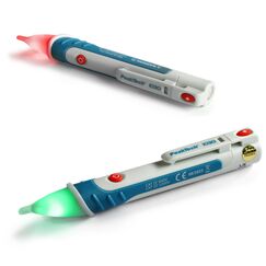 PeakTech P 1030 AC Spannungspr&uuml;fer ber&uuml;hrungslos [+LED Signal Lampe & Vibration] 50-1000 V AC Betriebsbereich,Leitungssuchger&auml;t,Leitungssucher,Phasenpr&uuml;fer,Strompr&uuml;fer,Leitungsfinder,157x26mm
