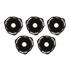 Bosch Home and Garden Bosch Linienlaser Atino Gelpads (5x Gelpads zur Befestigung des Atinos an glatten Oberfl&auml;chen)