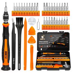 JOREST 40Pcs Feinmechaniker Schraubendreher Set, Mini Werkzeug Kit mit Torx T1 T2 T3 T4 T5, TR6 T7 T8 T9 T10 T15, Triwing Y00, Stern P2 P5, -1.0/2.0, usw, f&uuml;r Switch, PS4, Laptop, Xbox, Brillen, Uhren