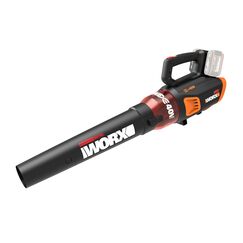 WORX WG584E.9 Akku Laubbl&auml;ser 40V &ndash; Starker Brushless Motor &ndash; Turbinen Technologie - 145km/h Luftgeschwindigkeit - 12m&sup3;/min Luftmenge &ndash; leicht & kompakt &ndash; ohne Akku & Ladeger&auml;t - PowerShare kompatibel
