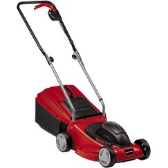 Einhell Elektro-Rasenm&auml;her GC-EM 1032 (1.000 W, empfohlen f&uuml;r Rasenfl&auml;chen bis 300 m&sup2;, 3-stufige Einzelrad-Schnitth&ouml;henverstellung, klappbarer F&uuml;hrungsholm, 30 l-Grasfangbox)