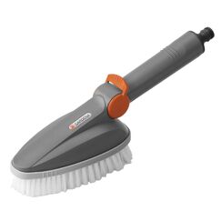 Gardena Handschrubber: Wasserf&uuml;hrende Reinigungsb&uuml;rste f&uuml;r das Cleansystem, ideal zur gr&uuml;ndlichen Reinigung von Gartenm&ouml;beln und -ger&auml;ten (5572-20)