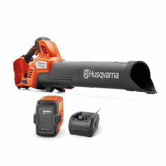 Husqvarna Leaf Blaster 350iB Akku-Laubbl&auml;ser, kabellos, 200 MPH 800 CFM, Akku-Laubbl&auml;ser mit b&uuml;rstenlosem Motor und leisem Betrieb, 40 V Lithium-Ionen-Akku und Ladeger&auml;t im Lieferumfang enthalten