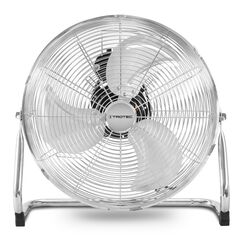 TROTEC Bodenventilator TVM 18 &ndash; 100 Watt, Neigungswinkel 110&deg;, 3 Stufen, &Oslash; 45 cm, kippfester Stand, leise, Silber