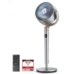 Dreo 20dB leiser Standventilator, 120&deg;+120&deg; Omni-direktionale oszillierende Ventilator, 26M Windentfernung, 1200m&sup3;/h Luftvolumen Echt Turbo-Luftzirkulator Fans, 102CM H&ouml;he 3 Modi 8-Geschwindigkeit
