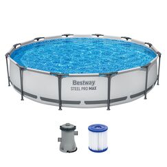 Bestway Steel Pro Max&trade; Frame Pool-Set, rund, mit Filterpumpe 366 x 76 cm