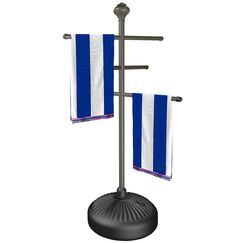 Hestiasko Pool-Handtuchhalter f&uuml;r den Au&szlig;enbereich, 150 cm, Metall, Outdoor-Handtuchhalter f&uuml;r Whirlpool mit 3 verstellbaren Stangen, Whirlpool-Zubeh&ouml;r f&uuml;r Erwachsene, Outdoor-Handtuchhalter f&uuml;r Pool,