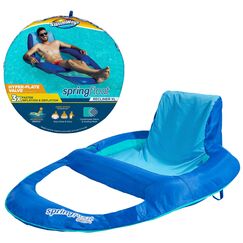 SwimWays Spring Float Relaxliege XL Aufblasbare Poolliege mit Hyper-Flate Ventil