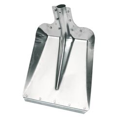 Kerbl Aluschaufel Gr&ouml;&szlig;e 7 (Breite 32 cm, Gartenschaufel/Stallschaufel, aus Aluminium, mit verzinkter Sto&szlig;kante, Schneeschieber, ohne Stiel) 2970