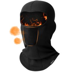 GXCROR Sturmhaube Atmungsaktiv Gesichtshaube Sturmmaske Thermal-Skimaske Fahrradm&uuml;tze Balaclava Motorrad f&uuml;r Herren und Damen