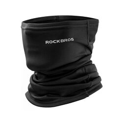 ROCKBROS Multifunktionstuch Winter Halbe Sturmhaube Nackenw&auml;rmer Winterdicht Warm Halstuch Schlauchtuch Hochelastisch Atmungsaktiv Gesichtsbedeckung Balaclavas f&uuml;r Radfahren Herren/Damen Schwarz