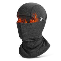 HEGCOIIE Winter Sturmhaube f&uuml;r Herren und Damen,Winddicht Thermo Balaclava Gesichtsmaske Skimaske f&uuml;r Outdoor Sports Radfahren, Skifahren, Motorrad, Fahrrad (Dunkelgrau)