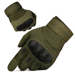 FREE SOLDIER Outdoor Handschuhe Herren Taktische Trainings Motorradhandschuhe Kletter Tactical Handschuhe Vollfinger Handschuhe Gilt f&uuml;r Radfahren Airsoft Milit&auml;r Paintball (S,Armeegr&uuml;n)