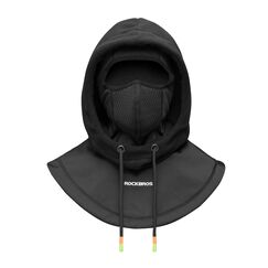ROCKBROS Sturmhaube Motorrad, Balaclava Skimaske Herren Damen, Full Face Gesichtsmaske, Winterm&uuml;tze & Halsw&auml;rmer, Warm, Winddicht, Atmungsaktiv f&uuml;r Radfahren, Skifahren, Snowboarden, Schwarz
