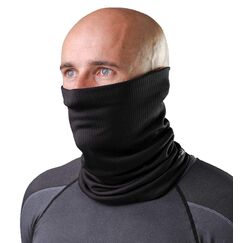 TODO Universal Schlauchschal Winter Halstuch f&uuml;r Laufen Radsport Herren Damen Multifunktionstuch Halsw&auml;rmer Warm Fleece Winddicht Ski Nackenw&auml;rmer Fussball Schwarz (Schwarz - ns1)