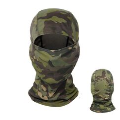 ZHjuju Sturmhaube, Atmungsaktive Vollgesichtsmaske Multifunktionale Sonne UV-Schutz Sturmhaube f&uuml;r Herren Damen Outdoors Sport Jagd Radfahren Motorrad Ski Sport Camouflage.