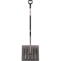 Fiskars Schneer&auml;umer f&uuml;r kleine und gro&szlig;e Schneemengen, Blattbreite: 44 cm, Kunststoff/Aluminium, Schwarz/Silber, 1001636