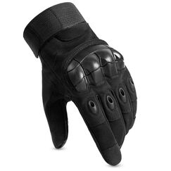HUNTVP Taktische Handschuhe Touchscreen Milit&auml;r Einsatzhandschuhe Atmungsaktiv Fahrrad Handschuhe Motorradhandschuhe f&uuml;r Softair Paintball Wandern Klettern Radsport,Schwarz XL