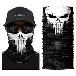 ShopINess Unisex Schlauchschal Halsw&auml;rmer Neckwarmer Multifunktions schlauchtuch totenkopf f&uuml;r Motorrad Bikes Sport Festival Halloween Karneval Alien