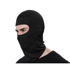 GANWAY Skimaske f&uuml;r Herren und Damen, Sturmhaube, Skullies, Beanies, Outdoor-Sport, Radm&uuml;tze, Schwarz, 45*25Cm